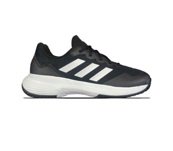 Tenis Adidas Gamecourt 2.0 Hombre Negro/Blanco
