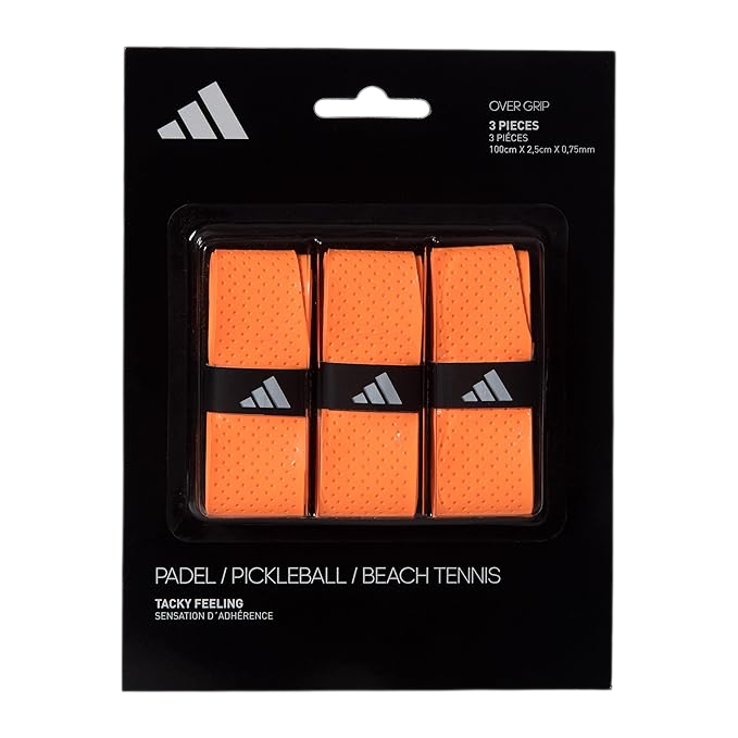 Adidas Overgrip Tacky Feeling Naranja Perforado 3 Pack