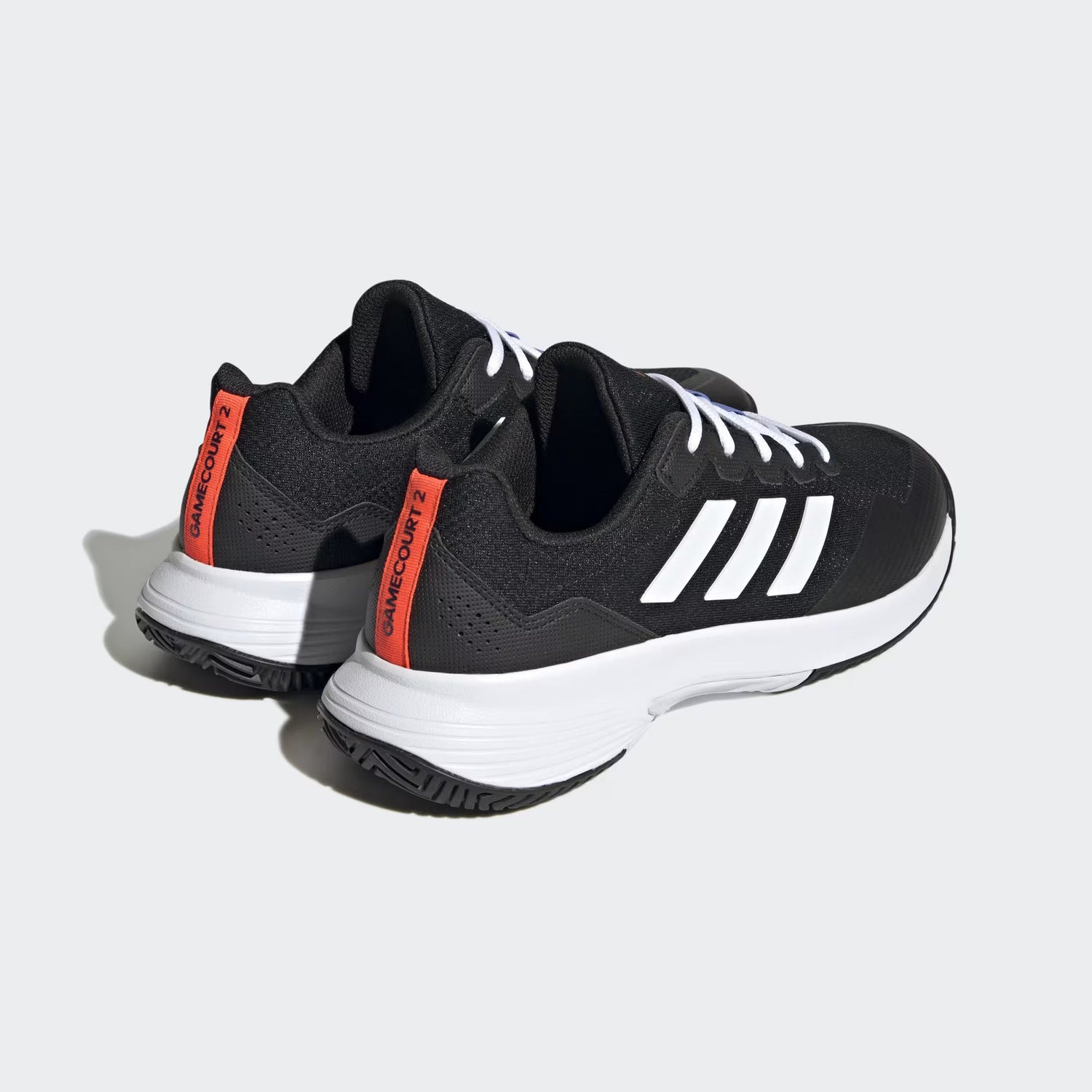 Tenis Adidas Gamecourt 2.0 Hombre Negro/Blanco