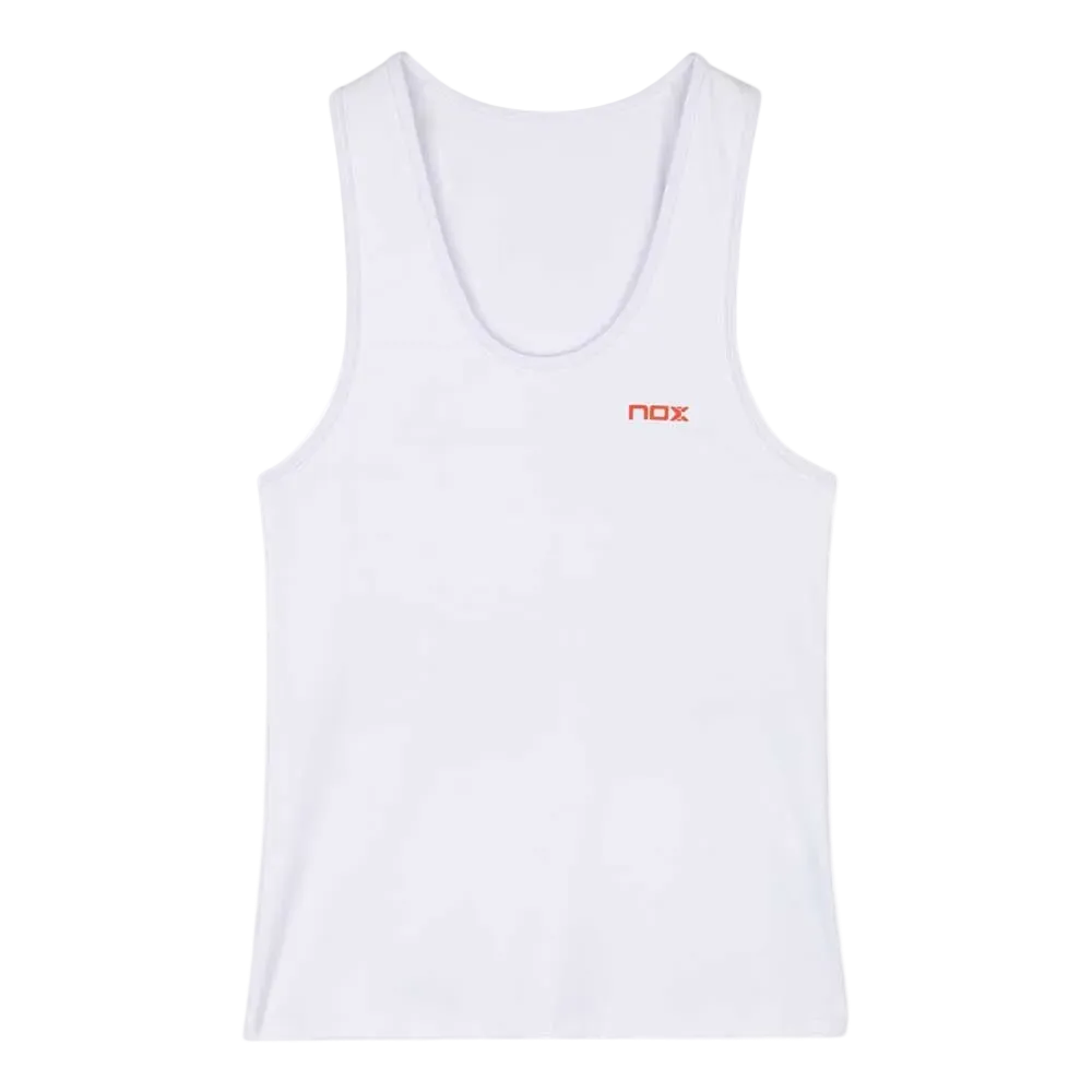 Camiseta Nox tirantes mujer TEAM blanco