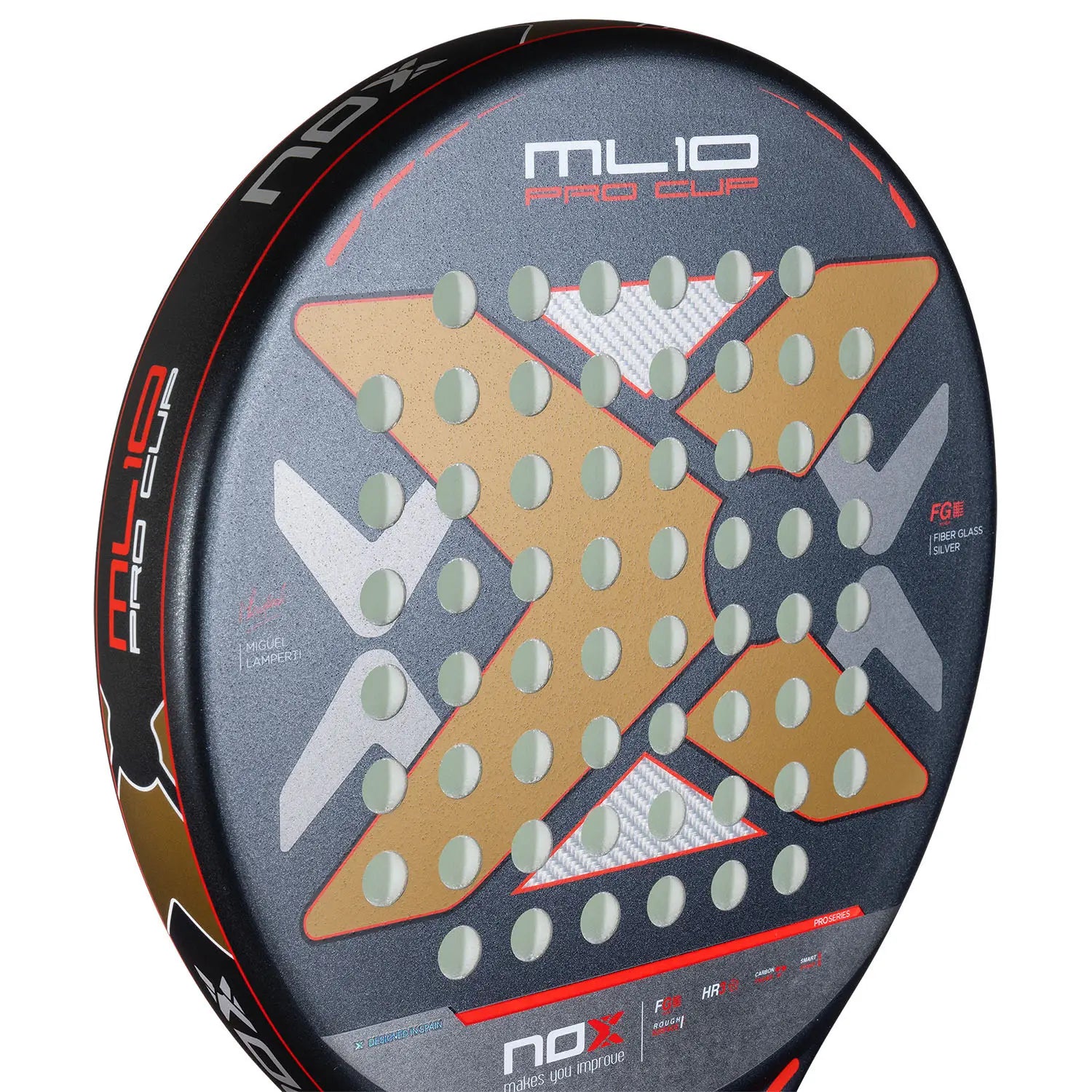 Pala Nox ML10 Pro Cup Rough Surface Edition By Miguel Lamperti 2025