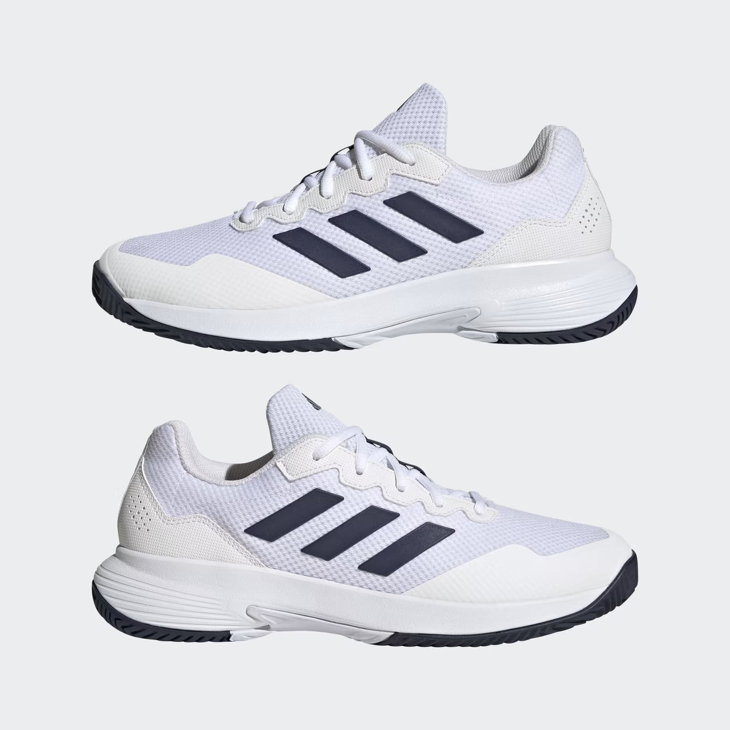 Tenis Adidas Gamecourt 2.0 Blanco/Azul