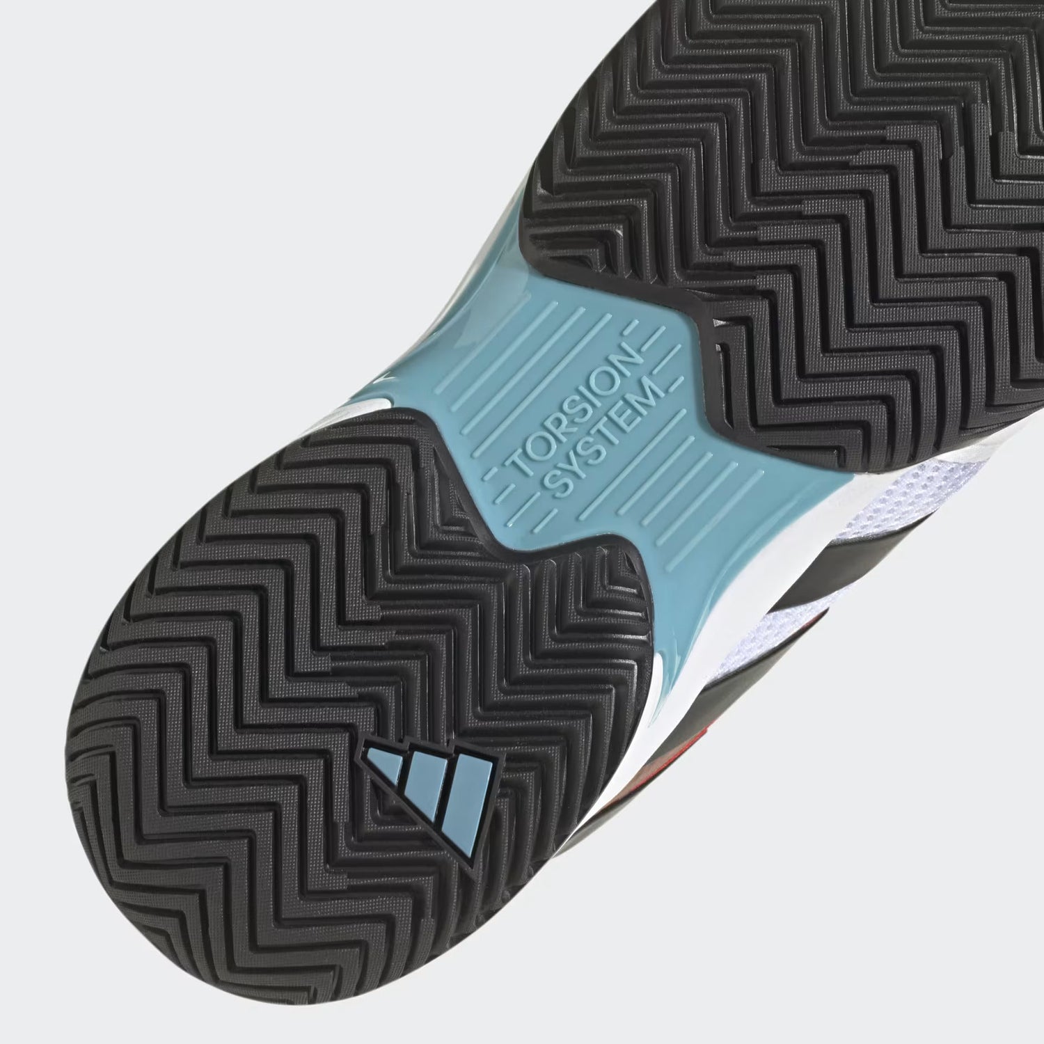 Tenis Adidas Courtjam Control Blanco/Rojo