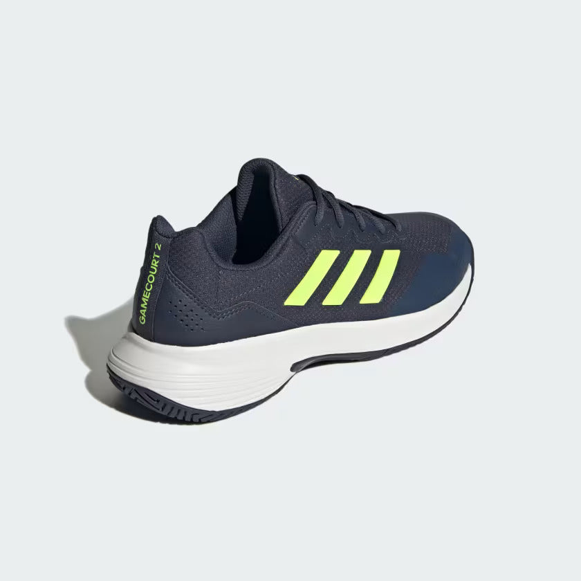 Tenis Adidas Gamecourt 2.0 Azul Marino/Verde
