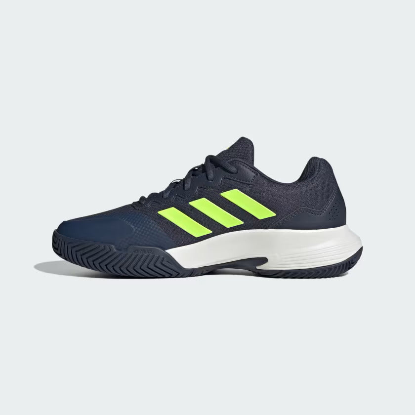 Tenis Adidas Gamecourt 2.0 Azul Marino/Verde
