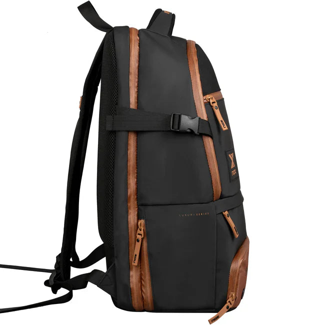 Mochila Nox Luxury Open Series Negro/Cafe
