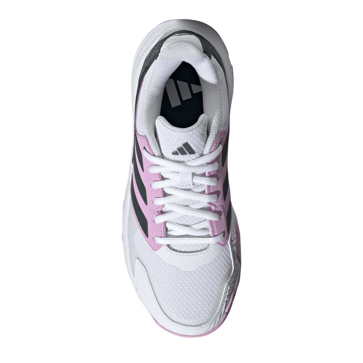 Tenis Adidas Courtjam Control 3 Blanco/Rosa Mujer