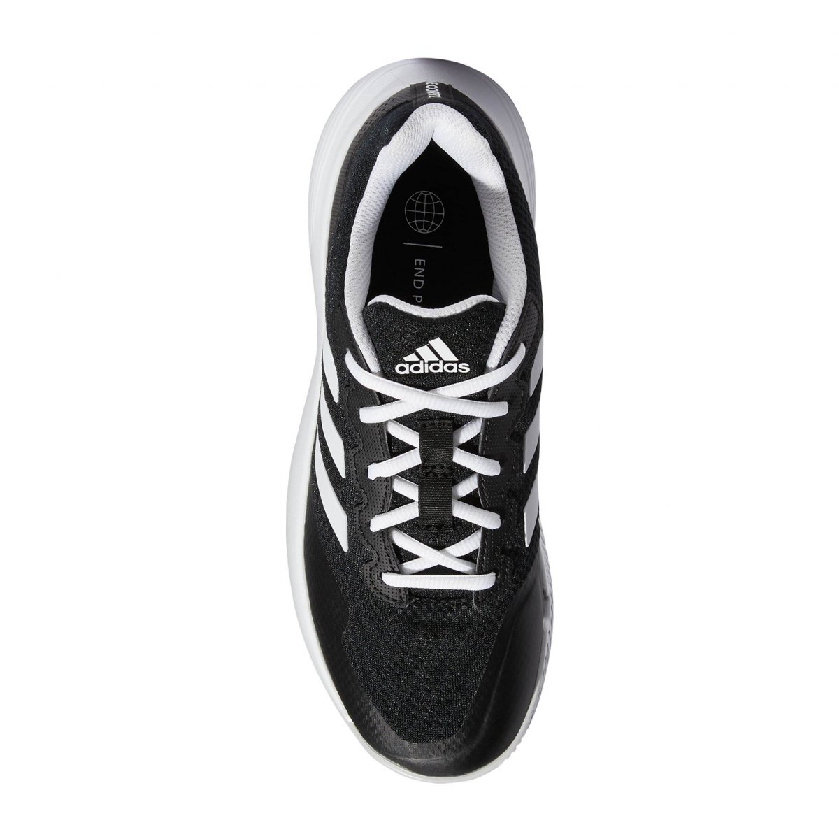 Tenis Adidas Gamecourt 2 Negro/Blanco Mujer