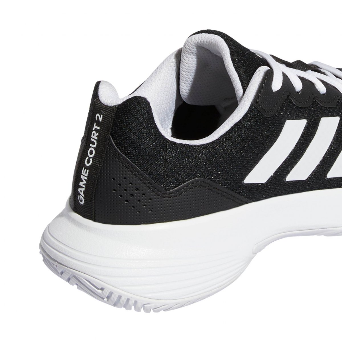 Tenis Adidas Gamecourt 2 Negro/Blanco Mujer