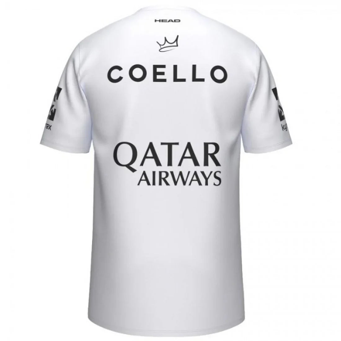 Camiseta Head Arturo Coello Sponsors Blanco 2025