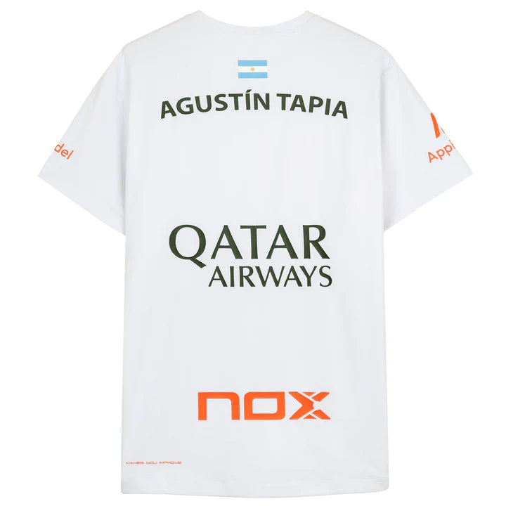 Camiseta Nox Sponsors AT10 By Agustin Tapia Blanca