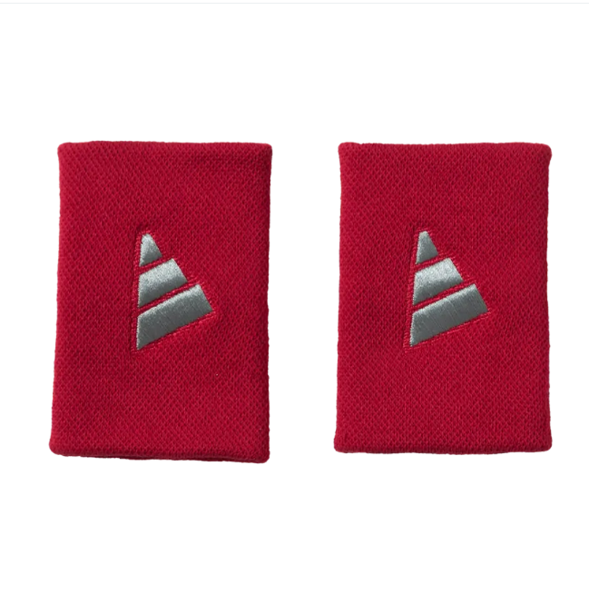 Muñequera L Rojo/Gris