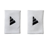 Muñequeras Adidas Largas Blanco Logo Negro