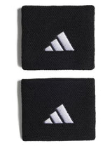 Muñequeras Adidas Negra Logo Blanco