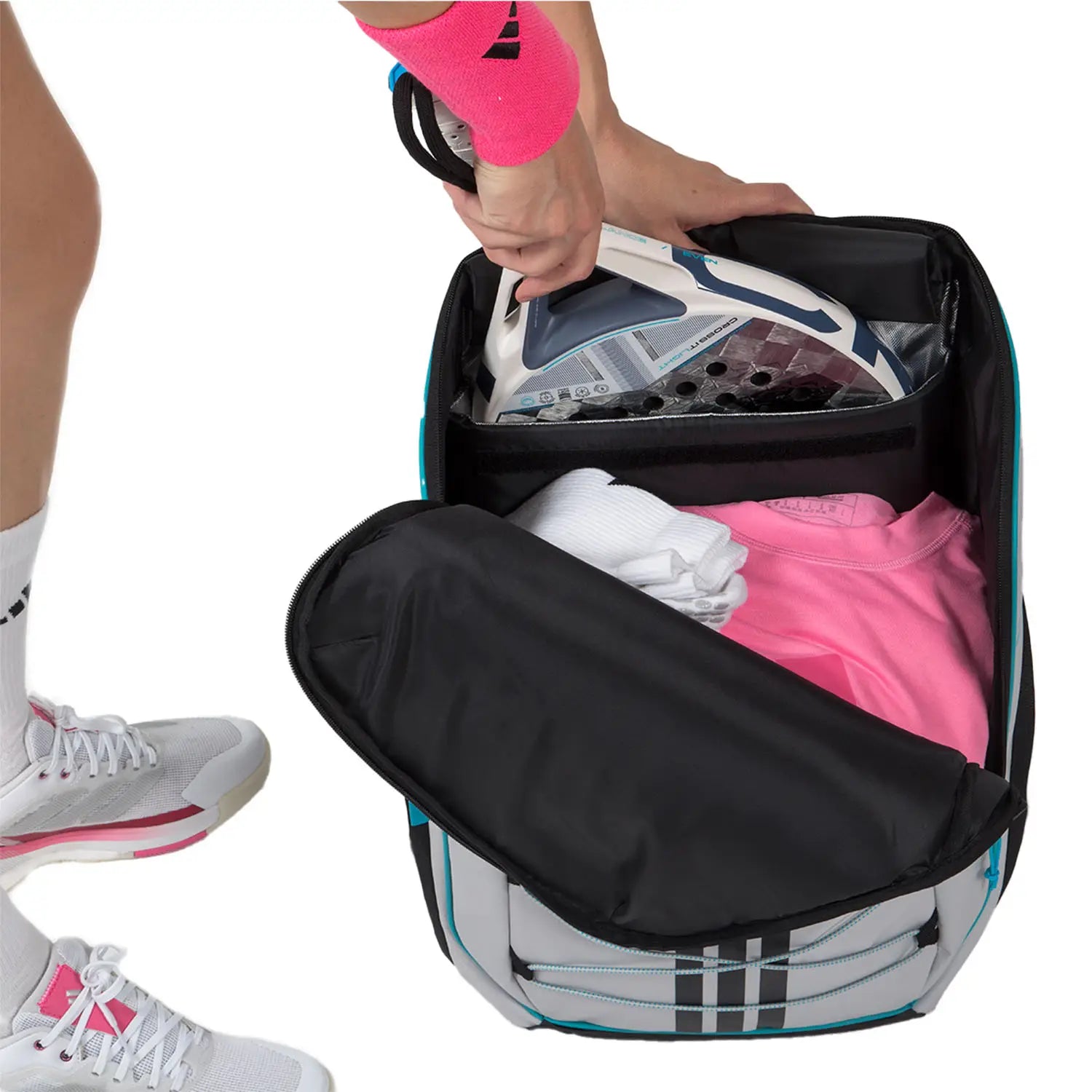 Mochila Adidas Pro Tour 3.4 Blanco