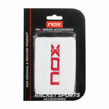 Muñequeras Nox Blanco/Rojo