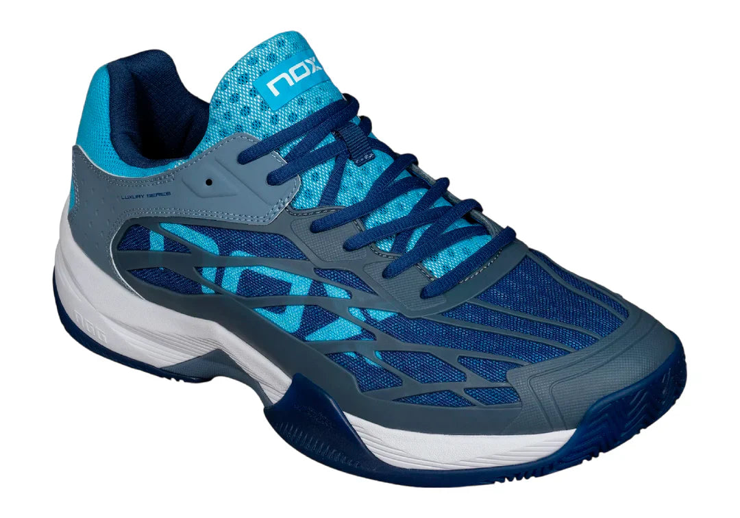 Tenis Nox AT10 Lux Piedra/Azul Bonnie