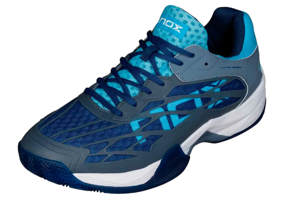 Tenis Nox AT10 Lux Piedra/Azul Bonnie