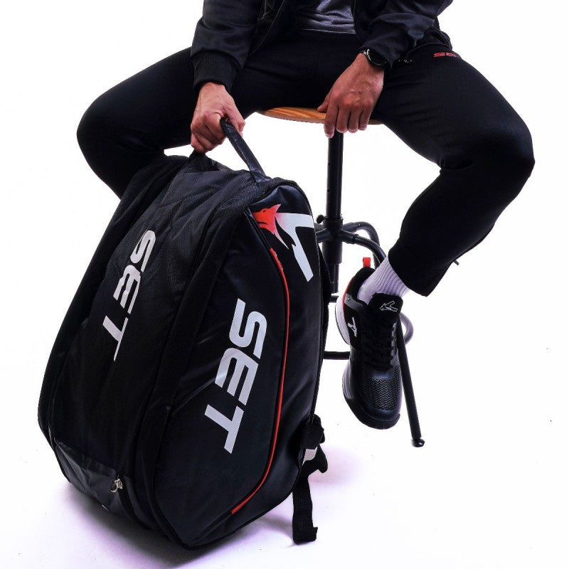 Tenis Set Negro/Rojo