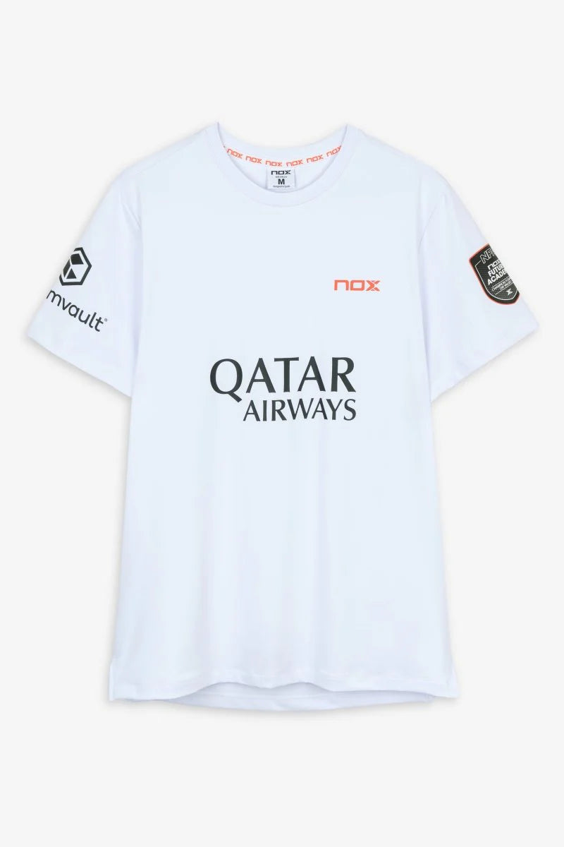 Camiseta Sponsors AT10 Blanco de Agustín Tapia 2026